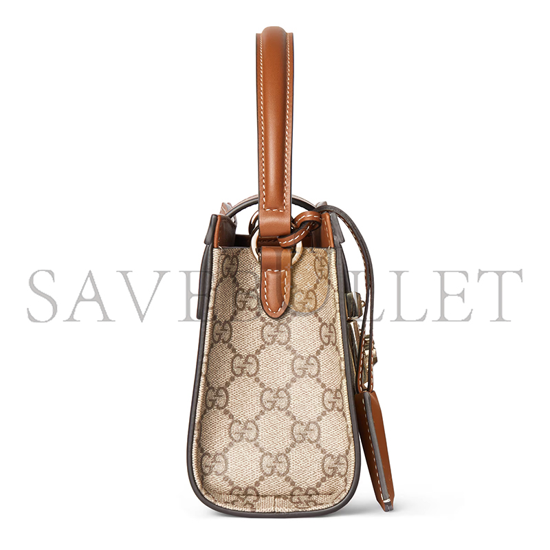 G*u*i padlock small top handle bag 841653 (20*13.5*8cm)